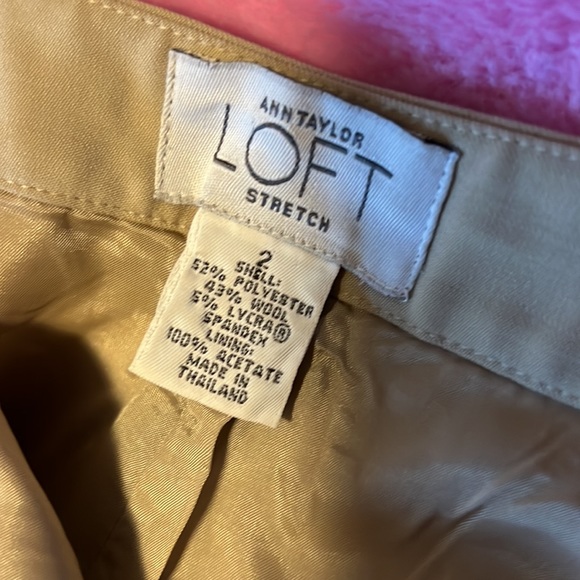Tan LOFT Trouser Pants - Picture 5 of 6